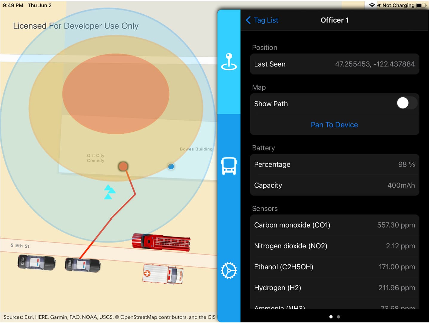 FIREFLY for Emergency Response Operations